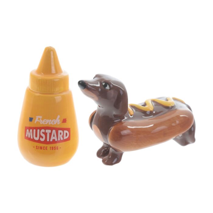 Só-Bors Szett - Hot Dog Kutya és Mustár - Fast Food