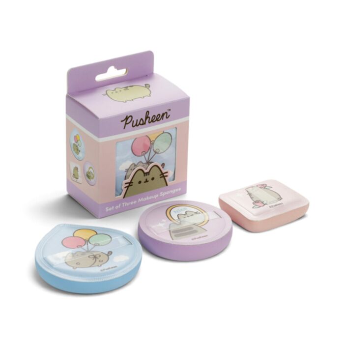 Sminkszivacs Szett, 3 db-os - Pusheen Macska