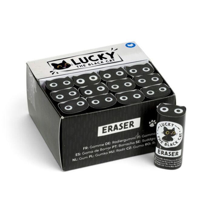 Radír, Formatervezett - Lucky, a Fekete Macska