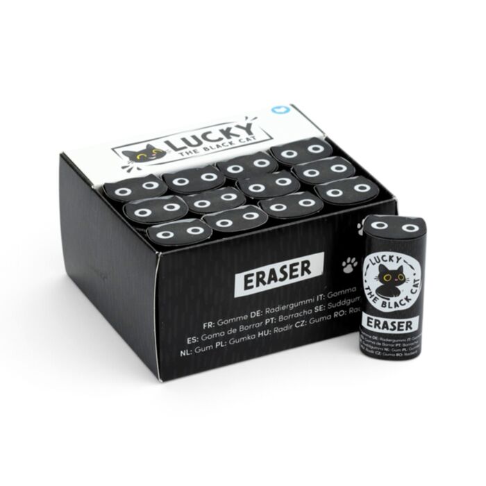 Radír, Formatervezett - Lucky, a Fekete Macska