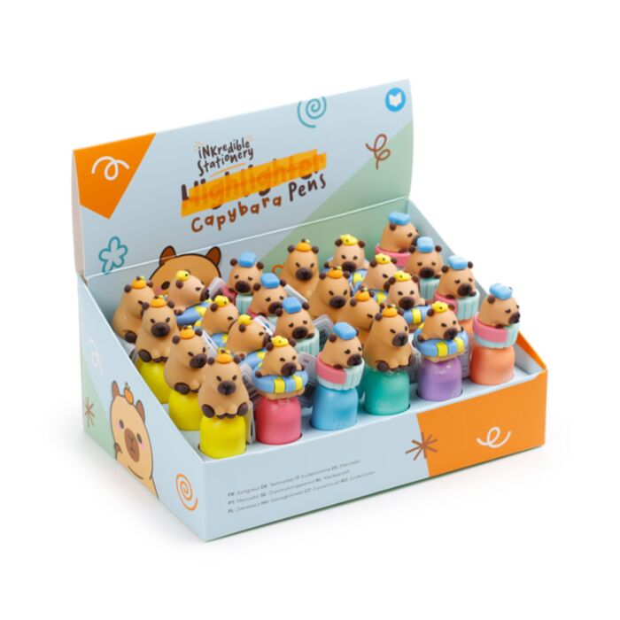 Szövegkiemelő Toll Topperrel - Kapibara