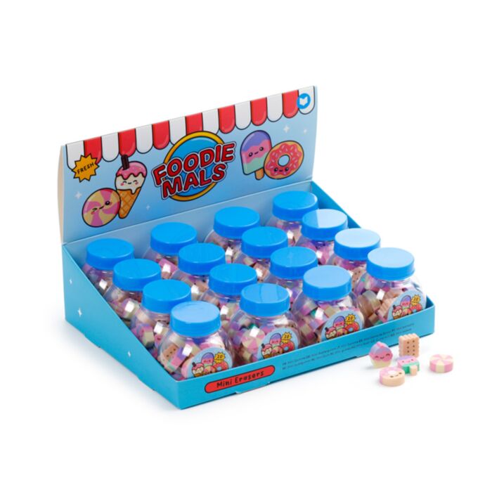 Mini Radírok Üvegcsében - Foodiemals