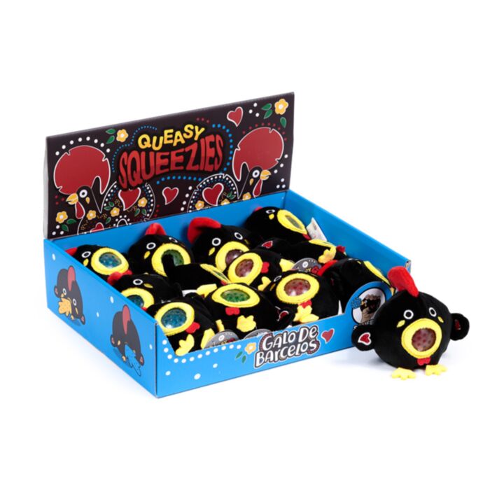 Nyomogatós Játék, Plüss - Slime Squeezy Labda - Galo De Barcelos - Portugál Kakas