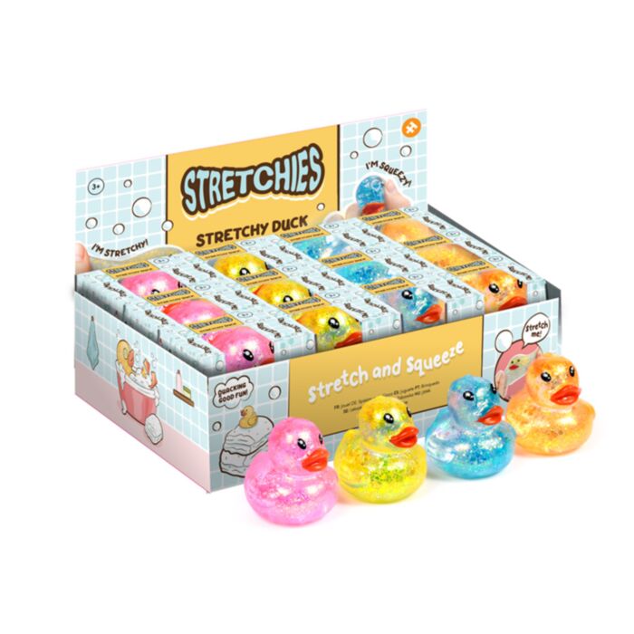 Antistressz Játék, Maltóz - Glitteres Sztreccs Kacsa
