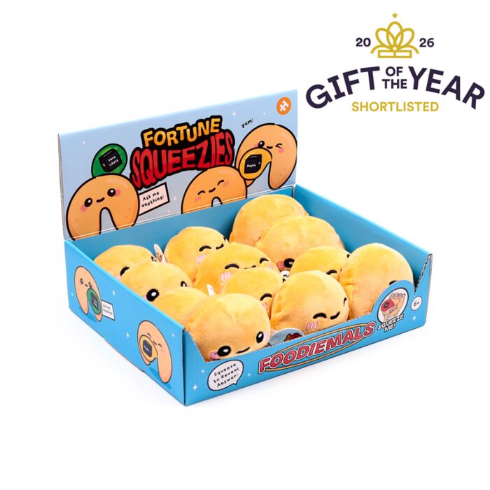 Nyomogatós Játék, Plüss - "Kérdezz Bármit" Jósló Szerencsesüti - Foodiemals