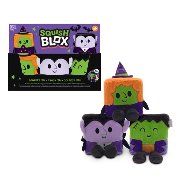 Memóriahabos Plüss Nyomogatós Játék Kocka - 10cm - Kísérteties SPOOKY