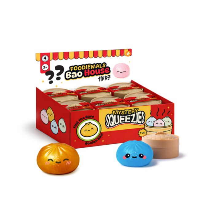 Antistressz Játék Meglepetés Dobozban, Maltóz, Mini - Bao Bun Gőzgombóc - Foodiemals