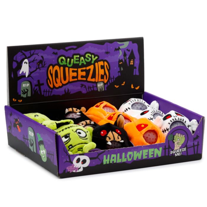 Nyomogatós Játék, Plüss - Slime Squeezy Labda - Halloweeni Ikonok