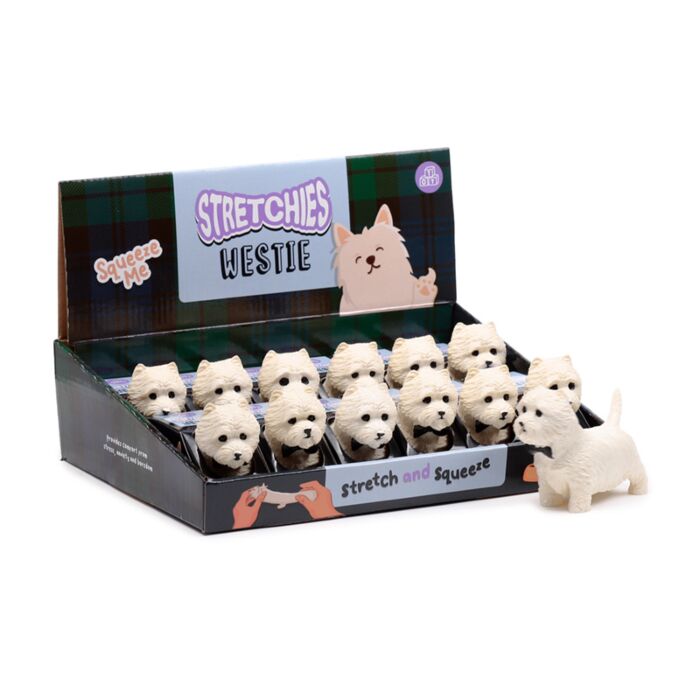 Antistressz Játék - Sztreccs Westie Kutya