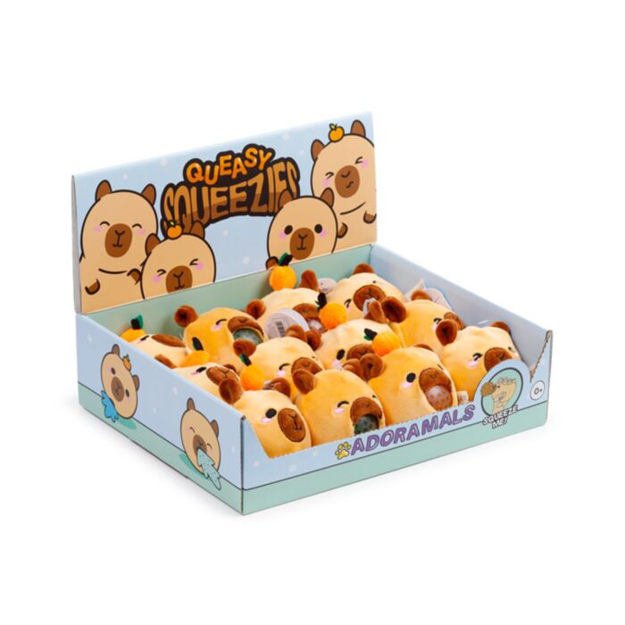 Nyomogatós Játék, Plüss - Slime Squeezy Labda - Kapibara - Édes Állatok ADORAMALS