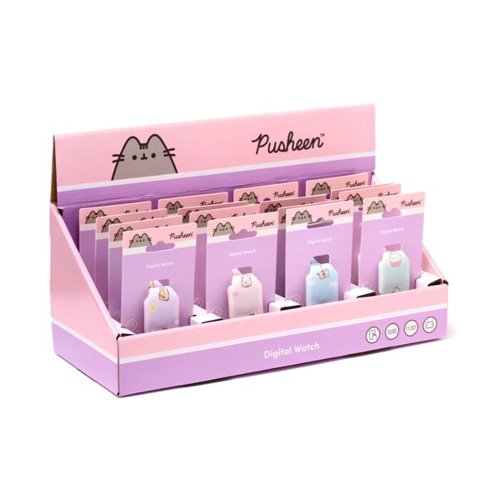 Karóra, Szilikon - Pusheen Macska (Pasztell Színek)