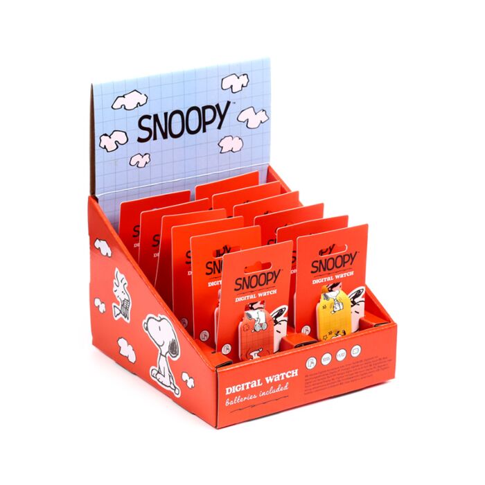Karóra, Szilikon - Snoopy & Woodstock - Peanuts