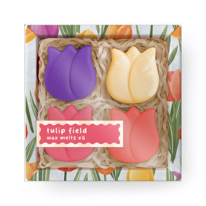 Formázott Viasz Szett, 4 db-os - MUM - Anyák Napja - Tulipán