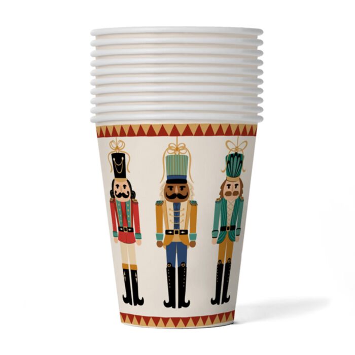 Party Papírpohár Csomag, 10 db, Karácsonyi - Diótörő (2,7 dl)