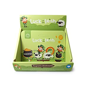 Mágneses Könyvjelző Szett - Szerencsehozó Kobold Lóherével & Írország Mágneses Könyvjelző Szett - Szerencsehozó Kobold Lóherével & Írország
