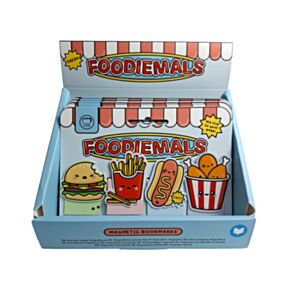 Mágneses Könyvjelző Szett - Fast Food - Foodiemals