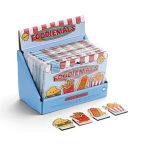 Mágneses Könyvjelző Szett - Fast Food - Foodiemals