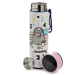 Thermo Kulacs, Digitális Hőmérővel 450ml - Gamer Pusheen Macska Thermo Kulacs, Digitális Hőmérővel 450ml - Gamer Pusheen Macska