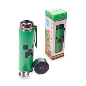 Thermo Kulacs, Digitális Hőmérővel 450ml - Minecraft Creeper