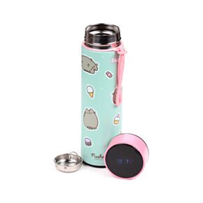 Thermo Kulacs, Digitális Hőmérővel 450ml - Ínyenc Pusheen Macska