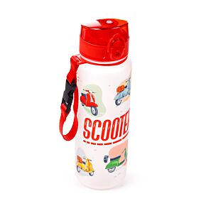 Kulacs 600ml, Csőrös, Ütésálló - Retró Robogó /Scooter