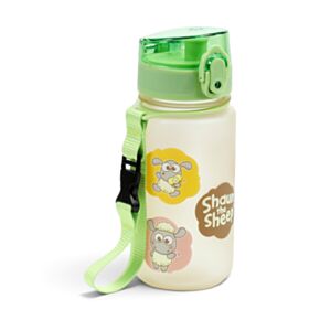 Kulacs 350ml, Csőrös, Ütésálló - Kawaii Stílus - Shaun, a Bárány