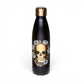 Thermo Kulacs 500ml, Fém - Koponyák & Rózsák