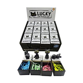Lucky, a Fekete Macska Figura - Ajándékdobozkában Lucky, a Fekete Macska Figura - Ajándékdobozkában