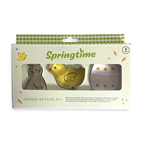 Kekszkiszúró Szett, 3 db-os - Nyuszi, Csibe & Tojás - Tavasz SPRINGTIME