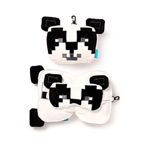 Utazópárna Szemmaszkkal, Plüss RELAXEAZZZ - Minecraft Panda