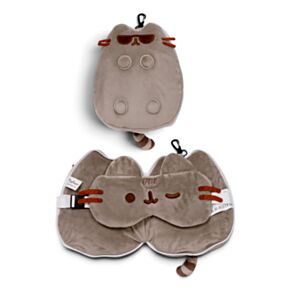 Utazópárna Szemmaszkkal, Plüss RELAXEAZZZ - Napszemüveges  Pusheen Macska