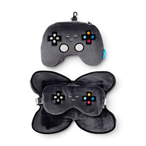 Utazópárna Szemmaszkkal, Plüss RELAXEAZZZ - Controller Formájú - Game Over