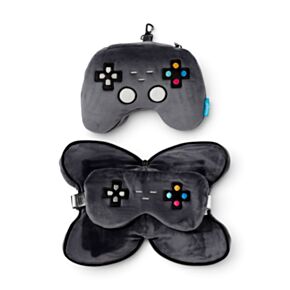 Utazópárna Szemmaszkkal, Plüss RELAXEAZZZ - Controller Formájú - Game Over