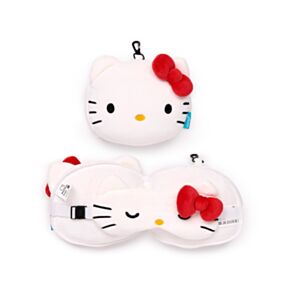 Utazópárna Szemmaszkkal, Plüss RELAXEAZZZ - Hello Kitty Macska