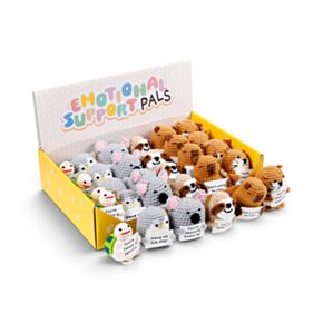 Horgolt Lelkitárs Kabala Figura Felirattal - Állatok Mix 1