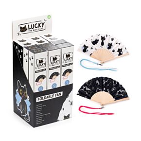 Legyező - Lucky, a Fekete Macska