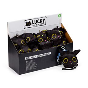 Bevásárlótáska, Összehajtható - Lucky, a Fekete Macska