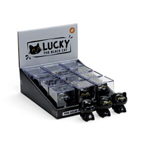 Napelemes Táncoló Figura, Mini - Lucky, a Fekete Macska