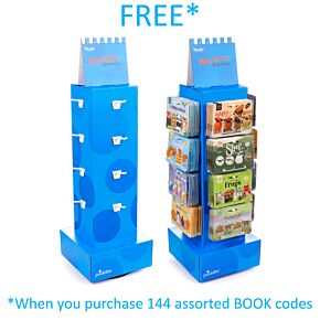 Szabadon Álló, 16 Akasztós, Forgó Display - Mágnese Könyvjelzőkhöz