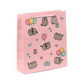 Ajándéktasak 35x40x12cm - Pusheen Macska Lufikkal