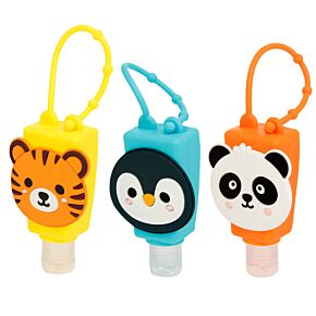 Kézfertőtlenítő Gél, Szilikon Tartóban - Édes Állatok Kézfertőtlenítő Gél, Szilikon Tartóban - Édes Állatok