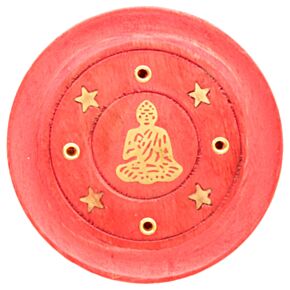 Füstölő Égető, Mangó Fából, Kerek - Narancssárga - Buddha