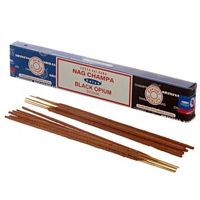 01307 Füstölő Pálcák, Satya - Nag Champa & Fekete Ópium