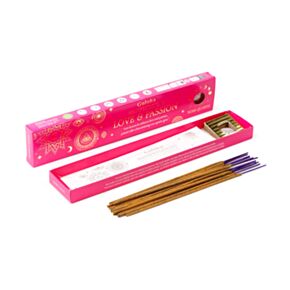 Goloka Szett - Szerelem & Szenvedély - Rózsa Füstölő Pálcák & Rózsakvarc Drágakő
