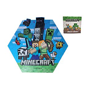 Formázott Kirakó, Fa, 130db - Minecraft Creeper