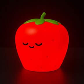 Formatervezett LED Éjszakai Lámpa - Eper - Foodiemals