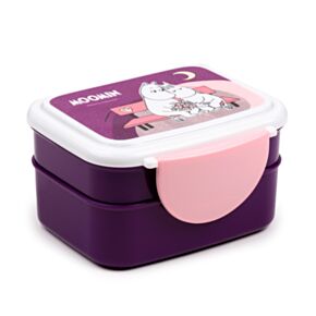 Bento Ételhordó Doboz Evőeszközökkel, Pattintós Tető - Muminok