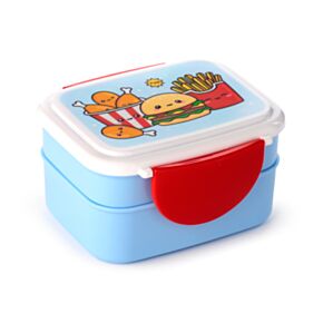 Bento Ételhordó Doboz Evőeszközökkel, Pattintós Tető - Foodiemals