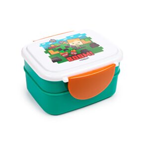 Bento Ételhordó Doboz Evőeszközökkel, Pattintós Tető - Minecraft SSS… BOOM