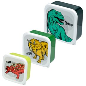 Uzsonnás Doboz Szett M/L/XL, 3 db - Dinoszaurusz Világ